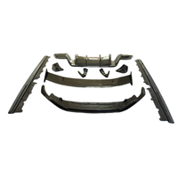 Kit carrosserie en fibre de carbone style P pour Audi R8 16-18, amélioration, lèvre de pare-chocs avant, diffuseur arrière, jupes latérales, aileron arrière, kit de personnalisation automobile