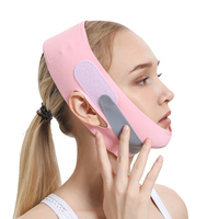 Bandage réutilisable, Double réduction du menton, sangle amincissante, Patch de levage, réduction du resserrement du visage, masque en V