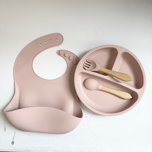 Juego de 4 Platos de Silicona para Bebés, con Divisiones, para Alimentación, con Succión, Vajilla Infantil - Product Image 2