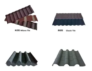 High Quality Villa Building Material Colorful Stone Coated Steel Roofing Sheet Price In Kerala / Roof Sheets Per