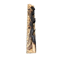 Insert de cheminée électrique décoratif personnalisé OEM, flamme réaliste, bois brûlé artificiel en polyrésine