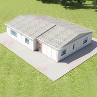Villa de Luxe Préfabriquée en Acier à Installation Rapide pour Chambre et Salle de Bain - Excellent Service Clientèle Usine