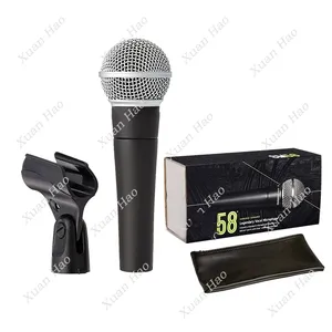 Classic Sm 58 XLR Handheld Microfono Karaoke Dynamic Vocal Mic Wired Microphone