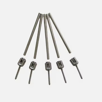 Instruments d'implant à vis pour pédicule rachidien en titane pour chirurgie vétérinaire CE Produit pour animaux de compagnie Instrument chirurgical en titane durable