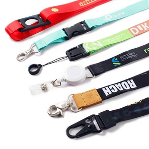 Porte-clés de tour de cou personnalisé avec logo personnalisé Longes en nylon avec logo Lanière en polyester personnalisée - Product Image 1
