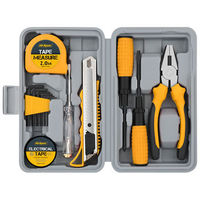 Ensemble de perceuse sans fil professionnelle 8V, kit de perceuse à percussion sans fil avec 2 batteries et coffret rigide pour outils électriques de bricolage à domicile
