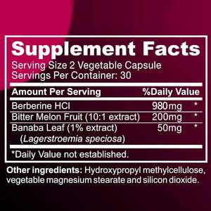 OEM Organic Berberine <span class=keywords><strong>HCI</strong></span> Cápsulas 980mg Controle de peso eficaz para adultos Não para mulheres grávidas Adolescentes ou crianças - Product Image 3