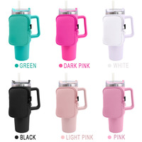 Étui isotherme en néoprène pour bouteille d'eau ou gobelet, 20oz, 30oz, 40oz, avec fermeture éclair, style bandoulière tendance