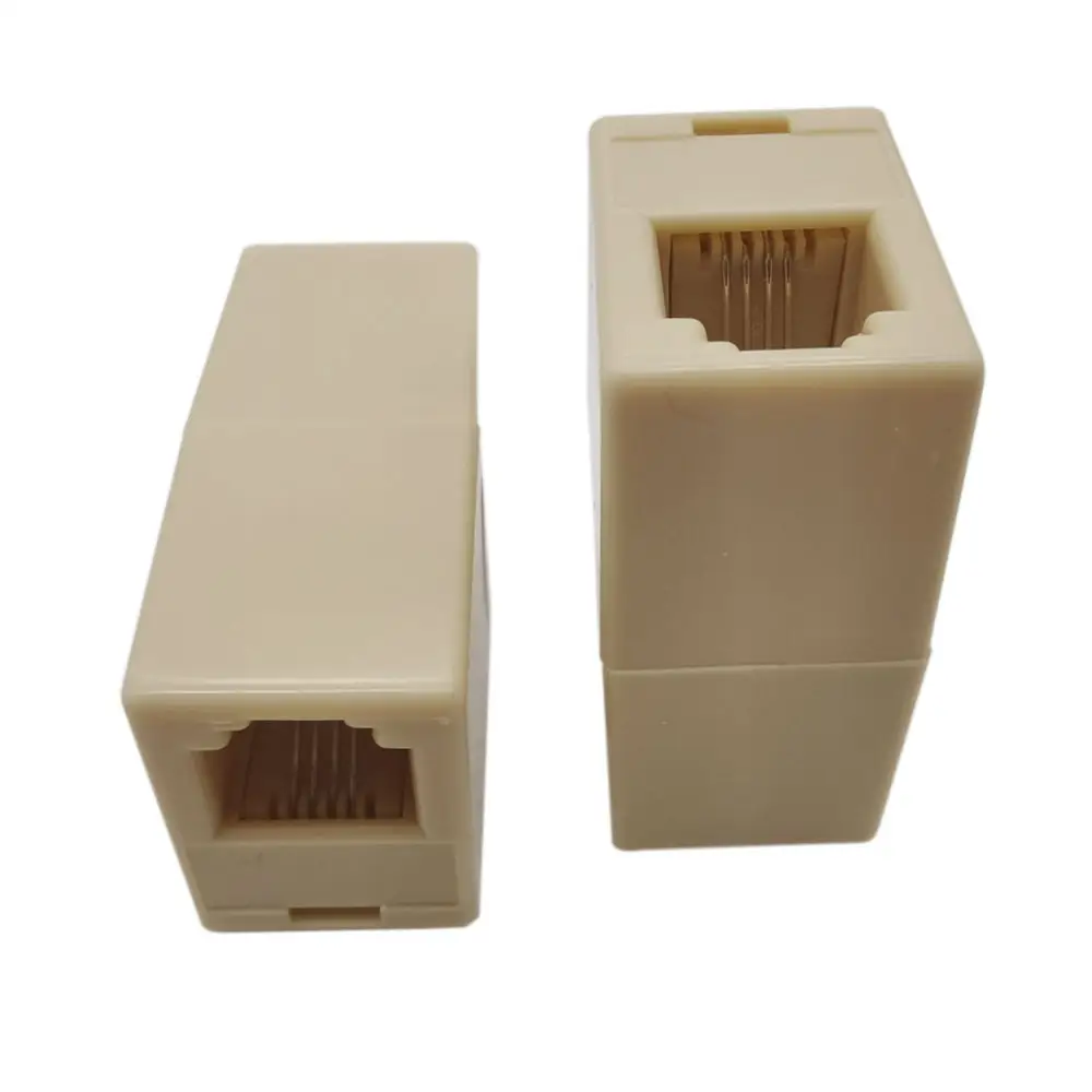 Coupleur en ligne RJ11 6P4C, câble de rallonge téléphonique droit modulaire femelle à femelle, coupleur adaptateur Jack