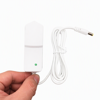 Adaptor Daya Swan White 5V 2A DC 5.5x2.1mm Colokan US 50-60Hz Pengisi Daya dengan Kabel 1m