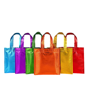Sac de courses réutilisable en non-tissé, laminé au laser et thermosoudé, avec poignée, sac de transport recyclable pour supermarché et commerce de détail - Product Image 3
