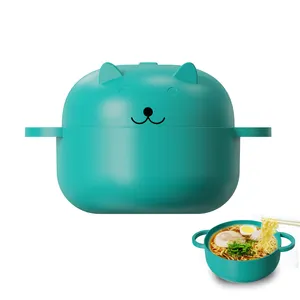 2000ml Food Grade PP BPA Free Household Big Soup Bowl Microwave Ramen Noodles Bowl Salad Bowl