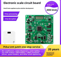 Carte de circuit imprimé PCBA pour balance de salle de bain électronique intelligente, appareils électroménagers personnalisés