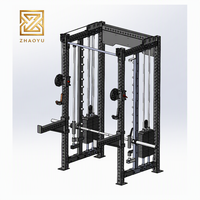 Máquina Smith Multifuncional ZY con Cable Crossover y Power Rack para Gimnasios Comerciales