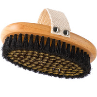 Brosse pour le corps en cuivre à sec Poils chargés d'ions pour brosses de bain anti-cellulite Éponges et épurateurs
