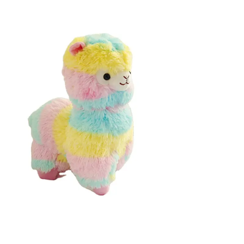 25cm bunte Alpaka Plüsch puppe Baby süße Tier puppe Weiche Baumwolle ausgestopfte Puppe Home Soft Toys Sleeping Mate Gefüllte Plüschtiere