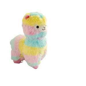 25 centímetros Colorido Alpaca Boneca de Pelúcia Bonito Boneca Animal Brinquedos boneca de pelúcia Macia Casa Companheiro de Dormir de Algodão Macio Recheado de Brinquedos de Pelúcia