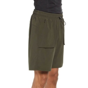 OEM Men's Breathable Quick Dry Shorts with Pockets <b>Elastic</b> Waist Mid Waist Hot Short for Gym Running Outdoor - Product Image 2