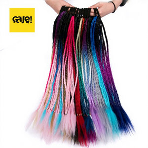 Peluca de Cola de Caballo con <span class=keywords><strong>Trenza</strong></span> de Tres Hebras para Mujer, Estilo Spice Girl, Estilo Nacional, <span class=keywords><strong>Trenza</strong></span> con Degradado de Color, <span class=keywords><strong>Trenza</strong></span> de Fibra de Alta Temperatura - Product Image 5