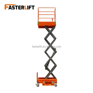 Platform Kerja Udara Hidrolik Elektrik 6m, Scaffolding Mobile, Man Lift untuk Pertanian dan Gudang - Product Image 3