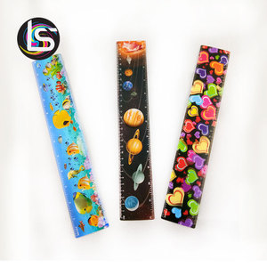 ผู้ผลิตขายส่งไม้บรรทัดพลาสติกพิมพ์ลายเลนติกูลาร์ออกแบบตามสั่ง - Product Image 1