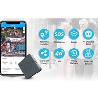 JIMIMAX PL601 Rastreador GPS Portátil 4G Mini Localizador con Funcionamiento por Fases Horarias, SOS, Impermeable para Mayores, Mascotas y Niños, Múltiples Alertas por APP/PC