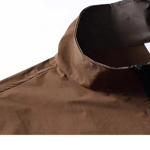 Vêtement de travail personnalisé en gros, séchage rapide, veste coupe-vent à manches courtes pour l'été, vêtement de travail d'extérieur - Product Image 4