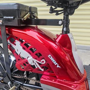 Disiyuan Cargo 500W 60V12AH 22นิ้วที่นั่งเปิดโล่งจักรยานไฟฟ้าสำหรับจัดส่งรถตู้โมปอฟโครงจักรยาน - Product Image 4