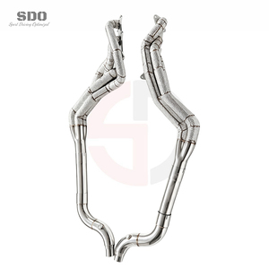 เฮดเดอร์ไอเสีย SD Performance สำหรับรถฟอร์ด มัสแตง จีที <span class=keywords><strong>5</strong></span>.<span class=keywords><strong>0</strong></span> วี8 รุ่น S550/S650 ปี 2015-2026 ทำจากสแตนเลส พร้อมแผ่นกันความร้อน - Product Image 2