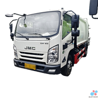 Camion compacteur JMC 4x2, camion à ordures avec chargement rapide en moins de dix secondes pour les agences gouvernementales, les mines, les zones résidentielles