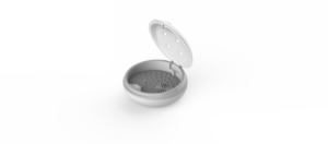 UVlight Durable Stainless Steel & Plastic Reusable Braces Case <b>for</b> Teeth Orthodontic Retainer <b>Box</b> Silver Personalized Design - Product Image 2