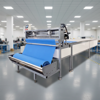 Machine automatique JUAO à commande PLC 220V 2.5kW pour le déroulement, l'étirement et la découpe de bâches et tissus, étanche et motorisée