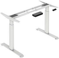 Bureau électrique à double moteur, hauteur réglable, cadre de bureau assis-debout, table d'ordinateur, mobilier de bureau ergonomique