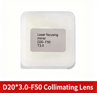 Cermin Kolimasi Laser D20 T3.0 F50 (Kuarsa Lapisan AR Ganda Biru) Suku Cadang Mesin Las Serat Genggam