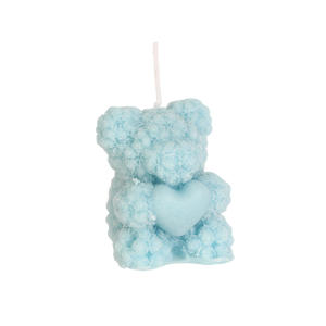 Decoración para Fiestas en Casa, Regalos de San Valentín, Oso de Rosas con Aroma, Vela Perfumada, Oso de Peluche de Amor, Oso de Rosas 3D, Velas de Rosas - Product Image 5