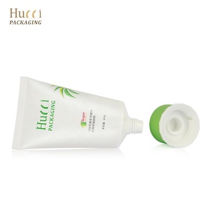 Tubo de embalaje de caña de azúcar suave vacío con tapa de tornillo Tubo de compresión de crema de manos ecológico de plástico ecológico verde personalizado - Product Image 4