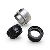 CNC Machining OEM Aluminum Milling Drilling Silver Anodize Shiny Tolerance Custom Rectangular High-gloss Camera Parts