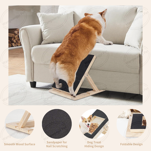 Yeni ahşap köpek tırnak çizik kurulu interaktif köpek bakımı dağıtıcı oyuncak - Product Image 2