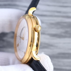 Reloj de Pulsera Unisex de Alta Gama, con Fase Lunar, Resistente al Agua, Automático, con Caja de Oro, Manecillas Doradas, Esfera Romana Minimalista, Nuevo - Product Image 2