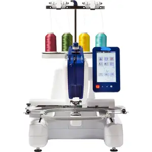 Persona PRS100 Single Needle Embroidery Machine with 4-Spool Thread Stand and Free Arm Embroidery
