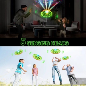 Petite mouche en plastique ultra <span class=keywords><strong>lumineuse</strong></span> LED Scoot Drone UFO Magic Ball avec lumières LED attrayantes 5 capteurs - Product Image 4