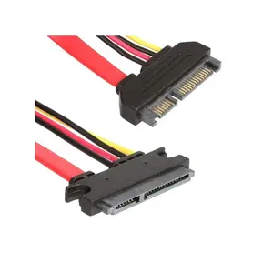 Sata 7 + 15P 22Pin Männlichen zu Weiblichen Festplatte Extender Adapter Serial ATA SATA Daten Kabel