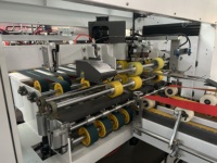 Machine automatique de pliage et de collage de carton ondulé, machine de pliage, collage et couture de carton pour boîtes en carton