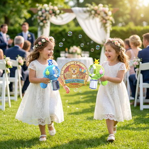 パーティーグッズ バブルガン 卸売 クルミ 動物石鹸おもちゃ 子供用 電動バブルガン ライト付き 自動 ウェディングトイ - Product Image 5