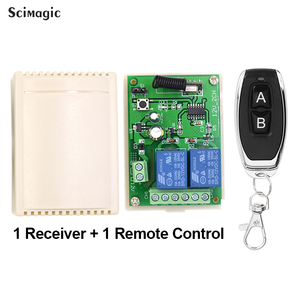 433MHz <span class=keywords><strong>RF</strong></span> mạch điều khiển từ xa phổ chuyển đổi không dây DC 12V 2CH <span class=keywords><strong>RF</strong></span> Relay Receiver và keyfob transmitter cho nhà để xe - Product Image 5