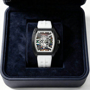 Montre à quartz <span class=keywords><strong>Richard</strong></span> Cask pour homme, cadran ajouré, bracelet en acrylique, affichage à aiguilles, boîtier en alliage, style professionnel et tendance, vente en gros - Product Image 2