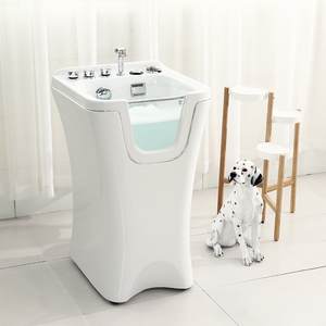 حوض استحمام للحيوانات الأليفة من يو سمايل بت، حوض سبا للكلاب مع تدليك ودرجة حرارة ثابتة وحمام أوزون وحليب للكلاب الصغيرة والمتوسطة والكبيرة - Product Image 2