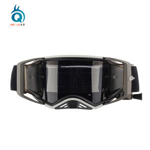 Venta al por mayor de motocross motos mx <span class=keywords><strong>gafas</strong></span> con la nariz De La Guardia - Product Image 3