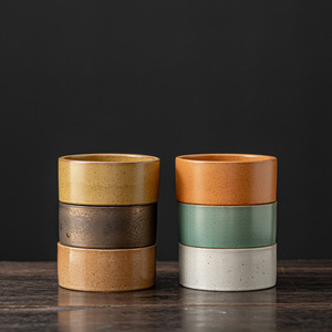 ชามเซรามิกทำมือสไตล์วาบิซาบิสำหรับเสิร์ฟอาหารใช้ในบ้าน - Product Image 4