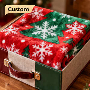 Chăn nỉ in kỹ thuật số một mặt, siêu mềm, kích thước tùy chỉnh, chất liệu dày dặn, ấm áp cho mọi mùa - Product Image 1